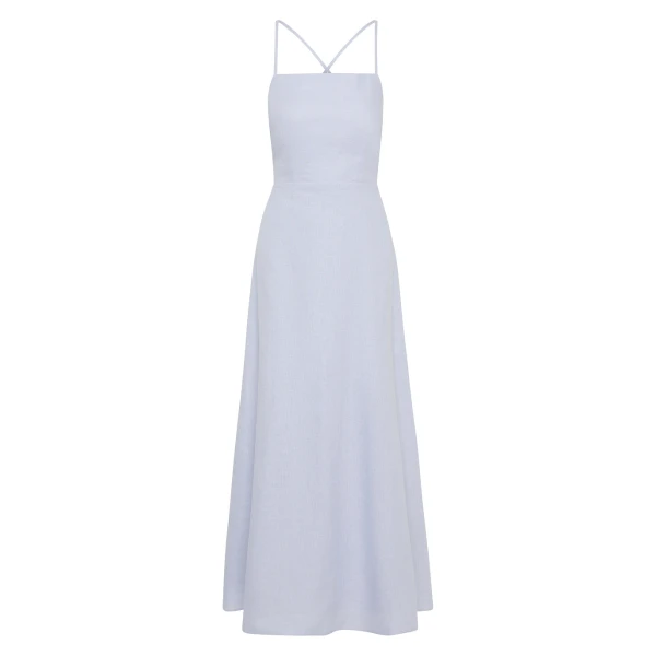 Lori Dress - Silver Blue by Posse the Label ‚Äì luxury dresses in Blue available at Coveti