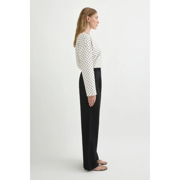 Posse Louis Trouser - Black – sustainable Pants in Black from Australian designer at Coveti.
