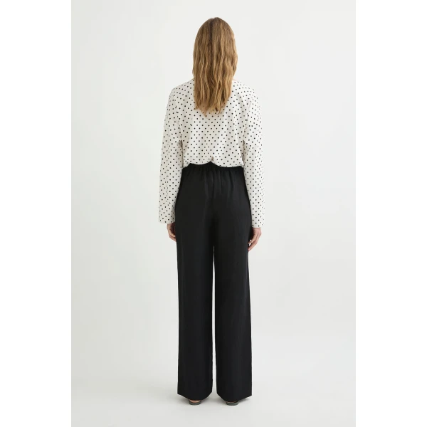 Posse Louis Trouser - Black – sustainable Pants in Black from Australian designer at Coveti.