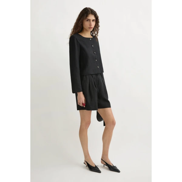 Posse Marchello Short - Black – sustainable Shorts in Black from Australian designer at Coveti.