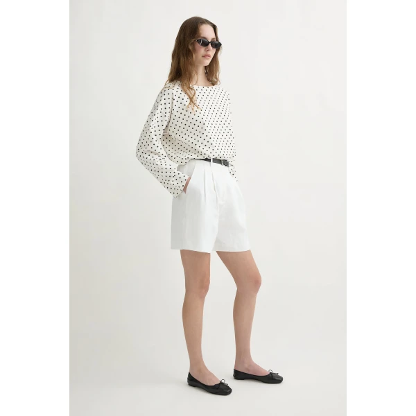 Posse Marchello Short - Ivory – sustainable Shorts in Ivory from Australian designer at Coveti.