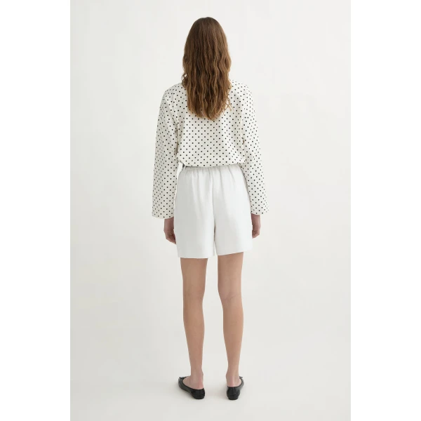 Posse Marchello Short - Ivory – sustainable Shorts in Ivory from Australian designer at Coveti.