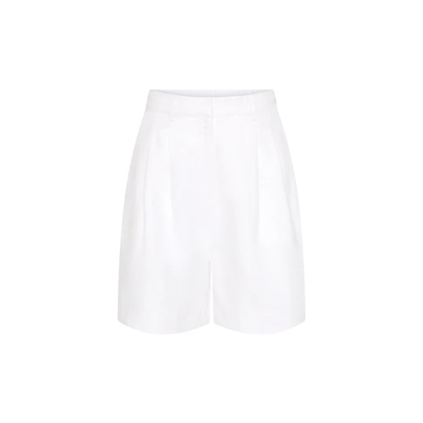 Marchello Short - Ivory by Posse the Label ‚Äì luxury shorts in Ivory available at Coveti