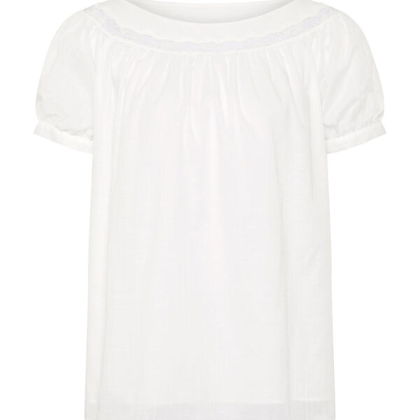 Marilyn Blouse - Vintage White by Posse the Label ‚Äì luxury tops in White available at Coveti
