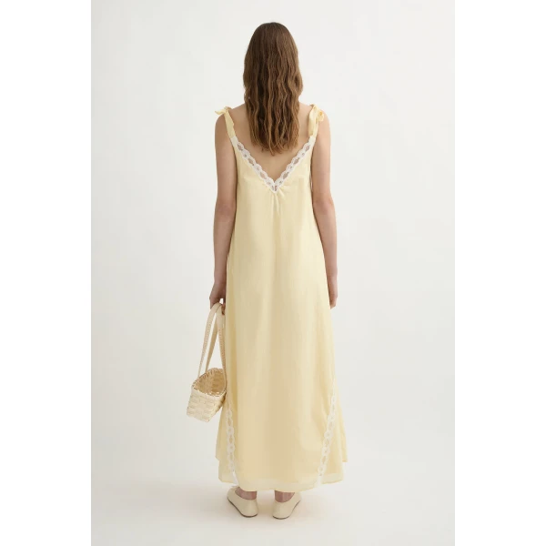 Posse Marilyn Shift Dress - Limoncello – sustainable Dresses in Yellow from Australian designer at Coveti.