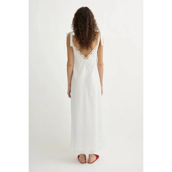 Posse Marilyn Shift Dress - Vintage White – sustainable Dresses in White from Australian designer at Coveti.