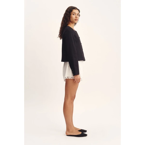 Posse Marilyn Short - Vintage White – sustainable Shorts in White from Australian designer at Coveti.