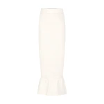 Matilda Column Skirt - Cream by Posse the Label ‚Äì luxury skirts in Ivory available at Coveti