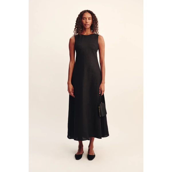 Posse Matilda Dress - Black – sustainable Dresses in Black from Australian designer at Coveti.