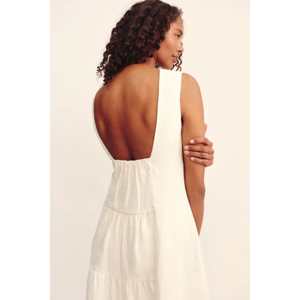 Posse Matilda Dress - Cream – sustainable Dresses in Ivory from Australian designer at Coveti.