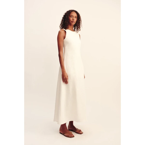 Posse Matilda Dress - Cream – sustainable Dresses in Ivory from Australian designer at Coveti.
