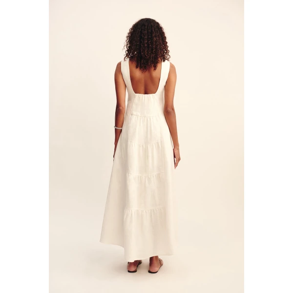 Posse Matilda Dress - Cream – sustainable Dresses in Ivory from Australian designer at Coveti.