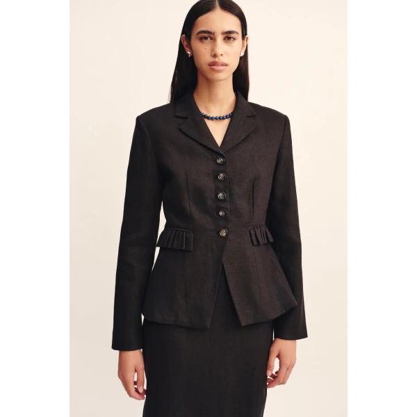 Matilda Jacket - Black by Posse the Label ‚Äì luxury jackets in Black available at Coveti