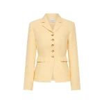 Posse Matilda Jacket - Dusty Citron – Minimalist Sustainable Jackets | Coveti Matilda Jacket - Dusty Citron by Posse the Label ‚Äì luxury jackets in Yellow available at Coveti