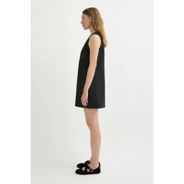 Posse Nancy Mini Dress - Black – sustainable Dresses in Black from Australian designer at Coveti.