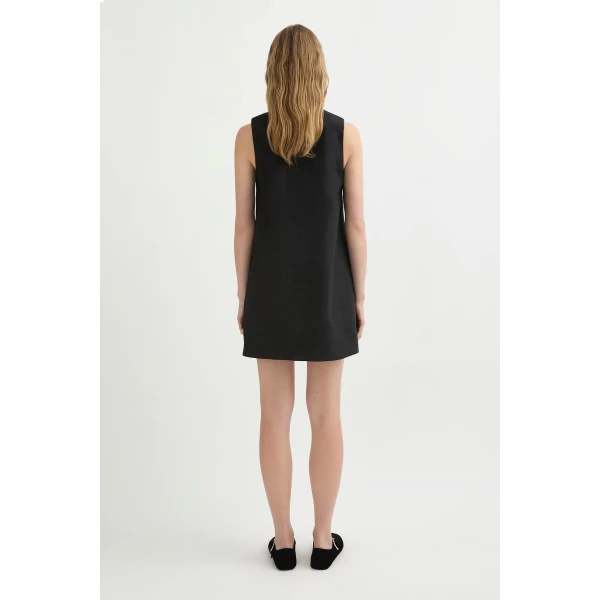 Posse Nancy Mini Dress - Black – sustainable Dresses in Black from Australian designer at Coveti.