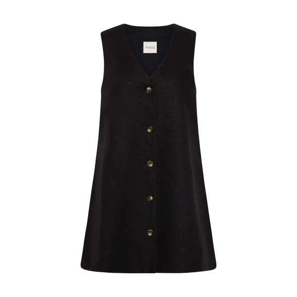 Nancy Mini Dress - Black by Posse the Label ‚Äì luxury dresses in Black available at Coveti