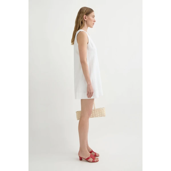 Posse Nancy Mini Dress - Ivory – sustainable Dresses in Ivory from Australian designer at Coveti.