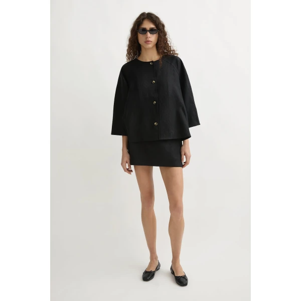 Posse Olivia Blouse - Black – sustainable Tops in Black from Australian designer at Coveti.