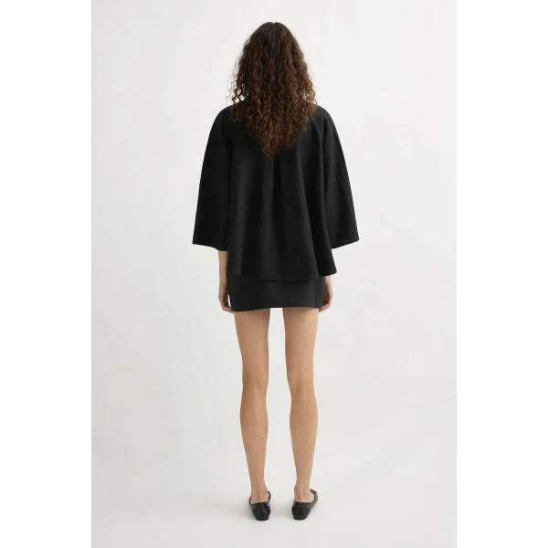 Posse Olivia Blouse - Black – sustainable Tops in Black from Australian designer at Coveti.