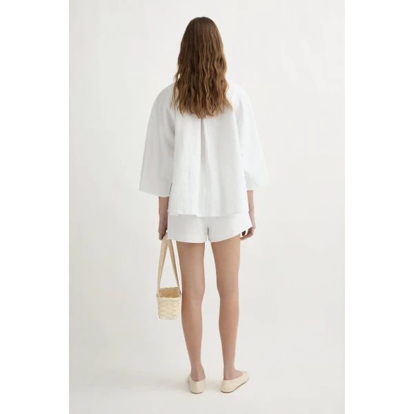Posse Olivia Blouse - Ivory – sustainable Tops in Ivory from Australian designer at Coveti.