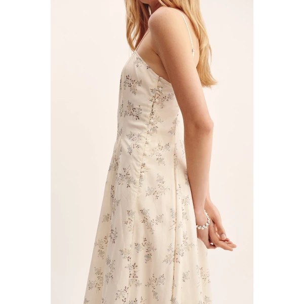 Posse Paloma Maxi Dress - Blue Blooms – sustainable Dresses in Blue from Australian designer at Coveti.