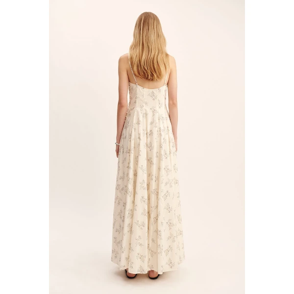 Posse Paloma Maxi Dress - Blue Blooms – sustainable Dresses in Blue from Australian designer at Coveti.
