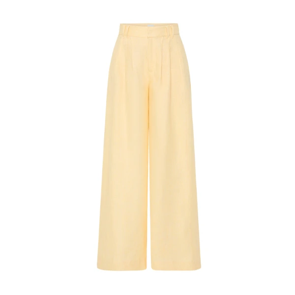 Parker Trouser - Dusty Citron by Posse the Label ‚Äì luxury pants in Yellow available at Coveti