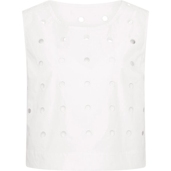 Peggy Top - Vintage White by Posse the Label ‚Äì luxury tops in White available at Coveti