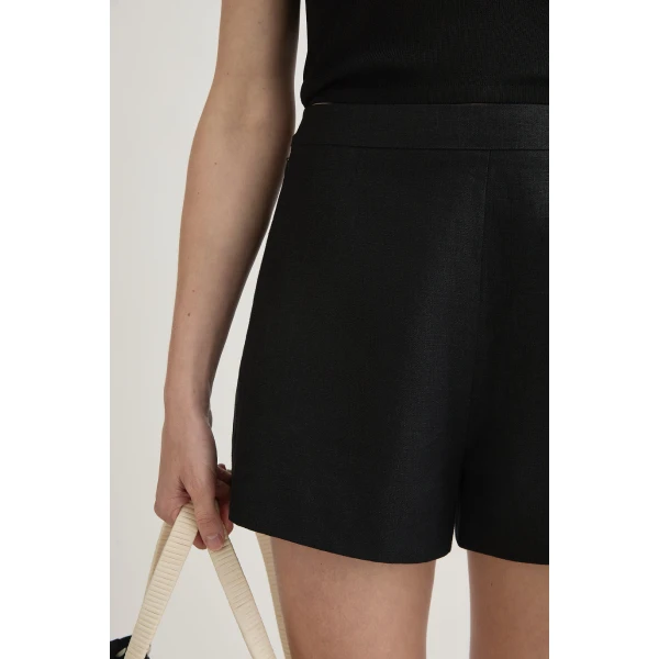 Posse Perri Short - Black – sustainable Shorts in Black from Australian designer at Coveti.