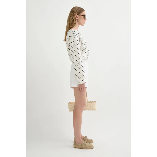 Posse Perri Short - Ivory – sustainable Shorts in Ivory from Australian designer at Coveti.