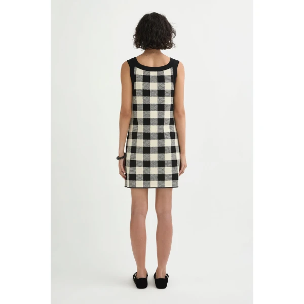 Posse Pippa Mini Dress - Heritage Plaid – sustainable Dresses in Multicolour from Australian designer at Coveti.
