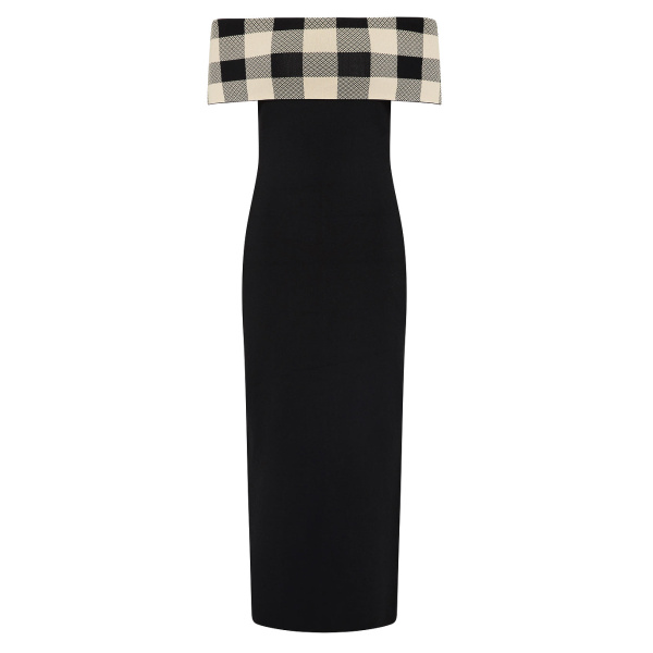 Pippa Off The Shoulder Dress - Heritage Plaid by Posse the Label ‚Äì luxury dresses in Multicolour available at Coveti