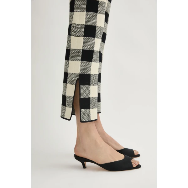 Posse Pippa Pant - Heritage Plaid – sustainable Pants in Multicolour from Australian designer at Coveti.