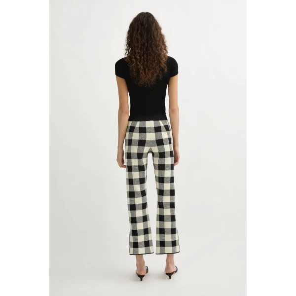Posse Pippa Pant - Heritage Plaid – sustainable Pants in Multicolour from Australian designer at Coveti.