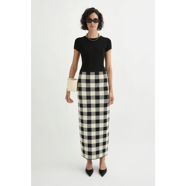 Posse Pippa Skirt - Heritage Plaid – sustainable Skirts in Multicolour from Australian designer at Coveti.