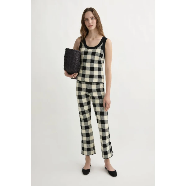 Posse Pippa Top - Heritage Plaid – sustainable Tops in Multicolour from Australian designer at Coveti.