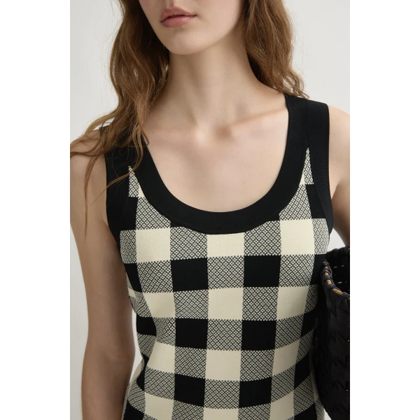 Posse Pippa Top - Heritage Plaid – sustainable Tops in Multicolour from Australian designer at Coveti.