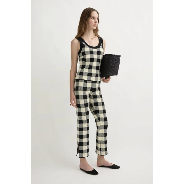 Posse Pippa Top - Heritage Plaid – sustainable Tops in Multicolour from Australian designer at Coveti.