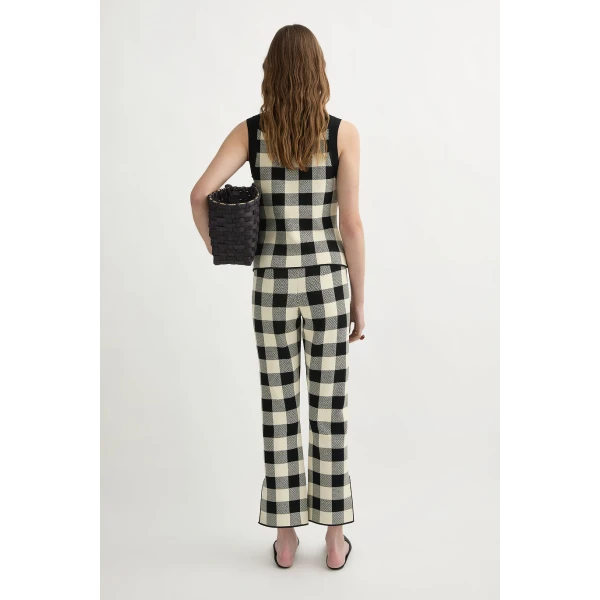 Posse Pippa Top - Heritage Plaid – sustainable Tops in Multicolour from Australian designer at Coveti.