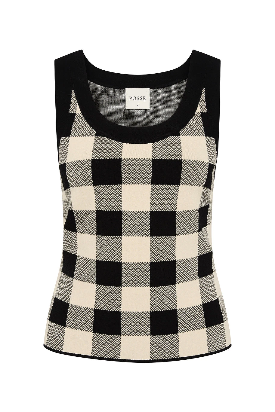 Posse Pippa Top - Heritage Plaid – Minimalist Sustainable Tops | Coveti Pippa Top - Heritage Plaid by Posse the Label ‚Äì luxury tops in Multicolour available at Coveti