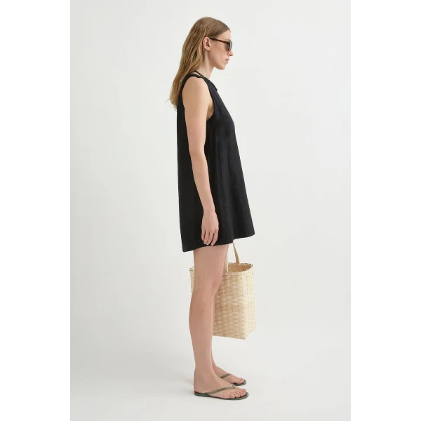 Posse Poppy Mini Dress - Black – sustainable Dresses in Black from Australian designer at Coveti.