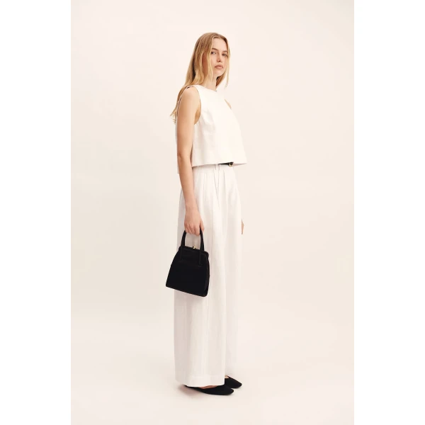 Posse Poppy Top - Ivory – sustainable Tops in Ivory from Australian designer at Coveti.