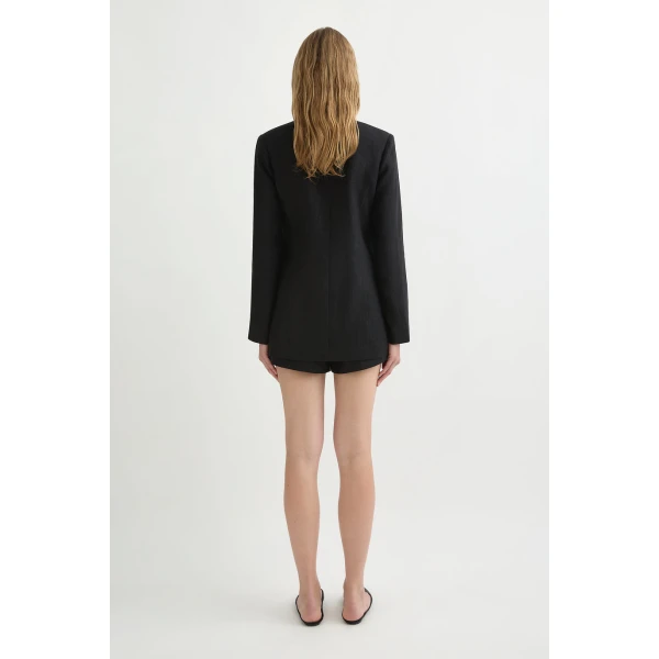 Posse Rio Shift Jacket - Black – sustainable Jackets in Black from Australian designer at Coveti.
