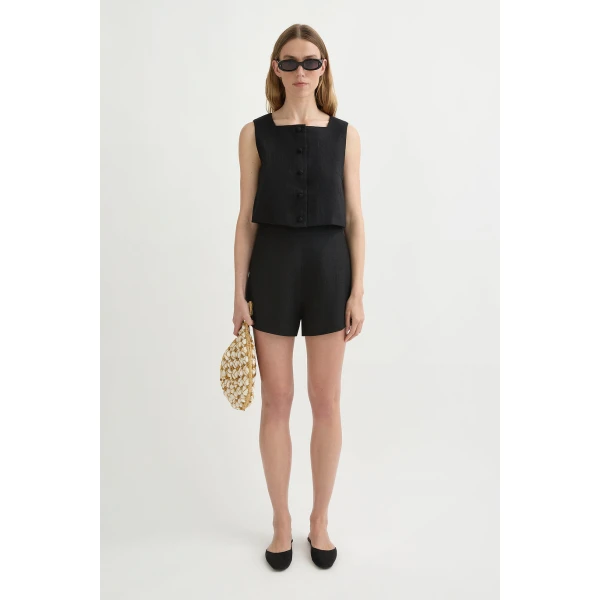 Posse Rio Top - Black – sustainable Tops in Black from Australian designer at Coveti.