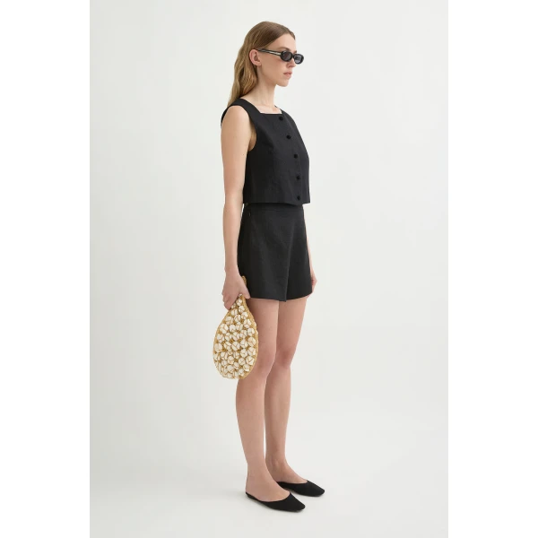 Posse Rio Top - Black – sustainable Tops in Black from Australian designer at Coveti.