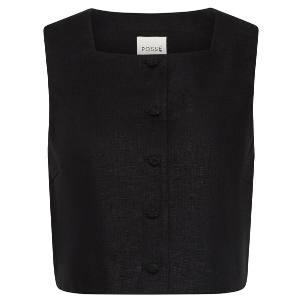 Rio Top - Black by Posse the Label ‚Äì luxury tops in Black available at Coveti