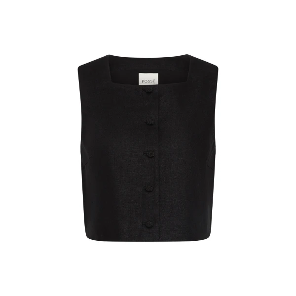 Rio Top - Black by Posse the Label ‚Äì luxury tops in Black available at Coveti
