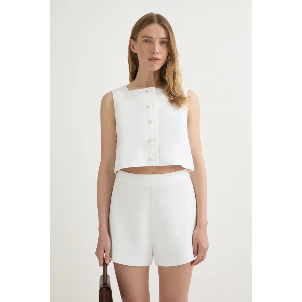 Posse Rio Top - Ivory – sustainable Tops in Ivory from Australian designer at Coveti.