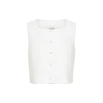 Rio Top - Ivory by Posse the Label ‚Äì luxury tops in Ivory available at Coveti